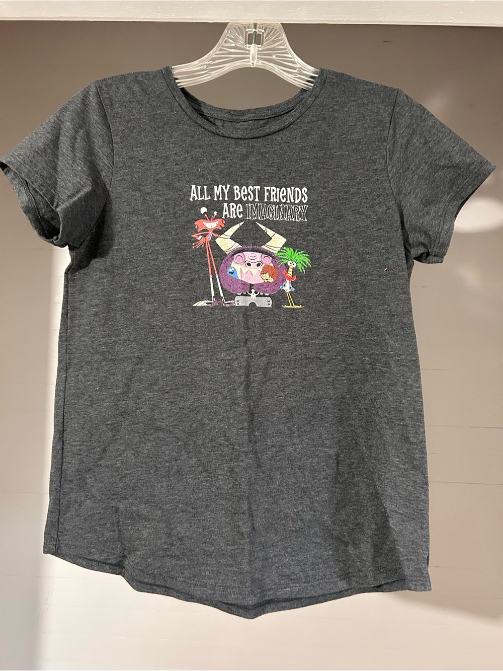 Fosters Home For Imaginary Friends Kids Charcoal Gray Graphic Tee